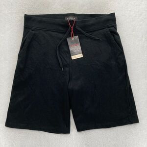 KOMAN Sweat Shorts Mens 3XL Black‎ Drawstring Athletic High Rise Vintage Y2K NWT